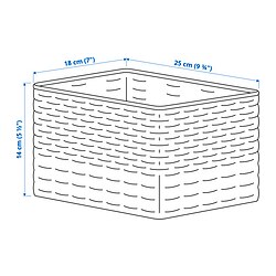 Measurement Illustration - DJURTRÄNARE basket