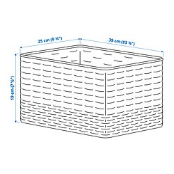 Measurement Illustration - DJURTRÄNARE basket