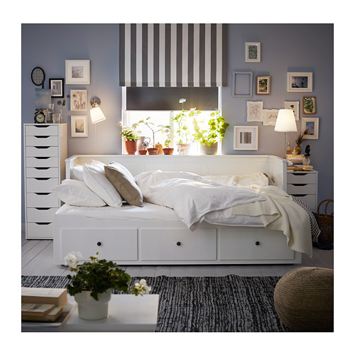 HEMNES, day-bed frame Twin with 3 drawers, without mattress. 5 of 9 open dialog