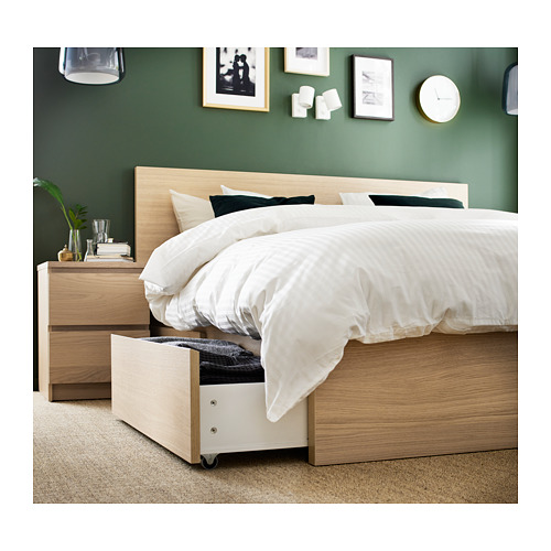 MALM, estructura cama 180 con viga central y 4 cajones. 4 de 12 abrir diálogo