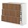 Select colour variation: white/Tistorp brown walnut effect
