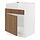 Select colour variation: white/Tistorp brown walnut effect