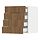 Select colour variation: white/Tistorp brown walnut effect