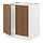 Select colour variation: white/Tistorp brown walnut effect