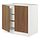 Current variation: white/Tistorp brown walnut effect