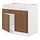 Select colour variation: white/Tistorp brown walnut effect