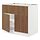 Select colour variation: white/Tistorp brown walnut effect