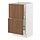 Select colour variation: white/Tistorp brown walnut effect