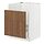 Select colour variation: white/Tistorp brown walnut effect