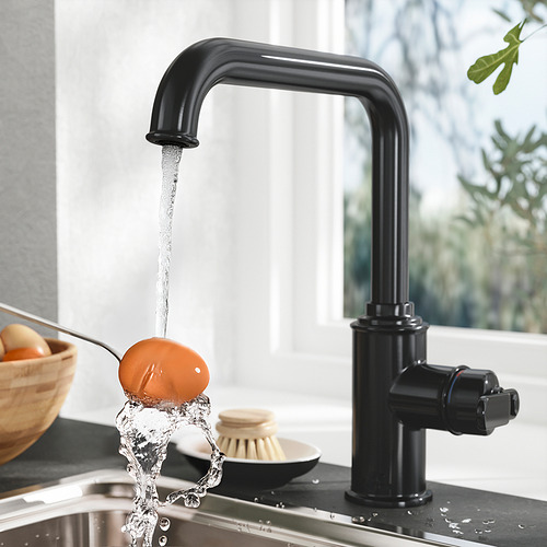 TAKSJÖN, kitchen mixer tap single side lever. 3 of 5 open dialog