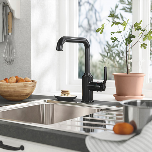 TAKSJÖN, kitchen mixer tap single side lever. 2 of 5 open dialog