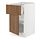 Select colour variation: white/Tistorp brown walnut effect