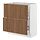Select colour variation: white/Tistorp brown walnut effect