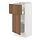 Select colour variation: white/Tistorp brown walnut effect
