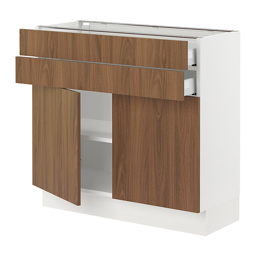SEKTION / MAXIMERA, base cabinet w 2 doors/2 drawers. 1 of 2 open dialog