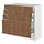 Select colour variation: white/Tistorp brown walnut effect