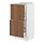 Select colour variation: white/Tistorp brown walnut effect