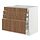 Select colour variation: white/Tistorp brown walnut effect