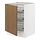 Select colour variation: white/Tistorp brown walnut effect