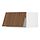 Select colour variation: white/Tistorp brown walnut effect