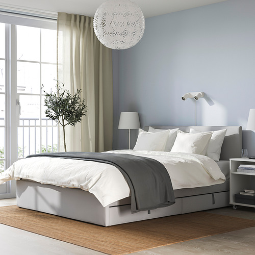 GLADSTAD, upholstered bed Full. 3 of 11 open dialog