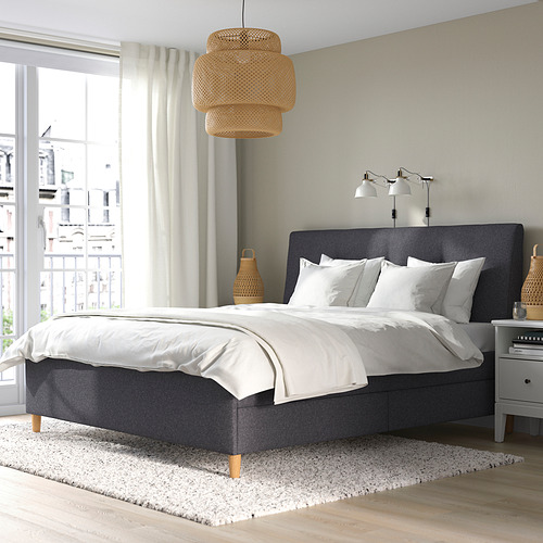 IDANÄS, upholstered King bed. 2 of 11 open dialog