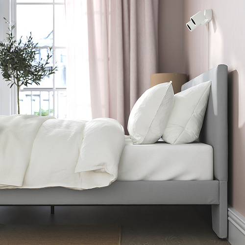 GLADSTAD, upholstered bed Queen. 4 of 9 open dialog