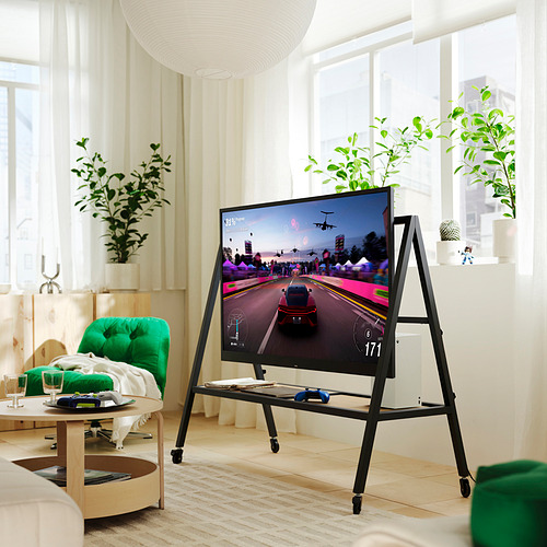 YXSTABY, Gaming tv stand on castors. 3 of 8 open dialog