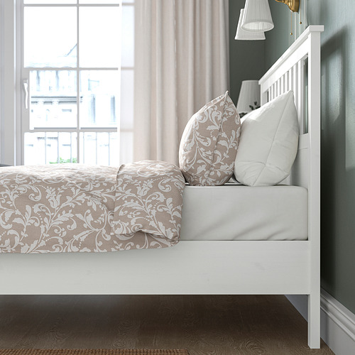 HEMNES, Full bed with mattress. 7 of 16 open dialog