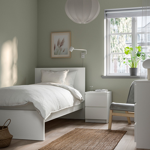 MALM, bed frame with mattress. 4 of 12 open dialog