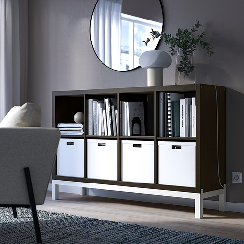 KALLAX, shelving unit with underframe. 2 of 7 open dialog