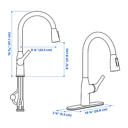 MACKSJÖN, grifo extensible+rociador. 5 de 7 abrir diálogo