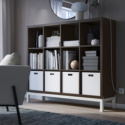 KALLAX, shelving unit with underframe. 4 of 8 open dialog