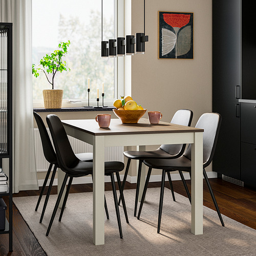 ÅLHULT / NORDMANSSKÄR, table and 4 chairs. 2 of 4 open dialog