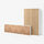 Select colour variation: white Hedeviken/Björköviken oak veneer