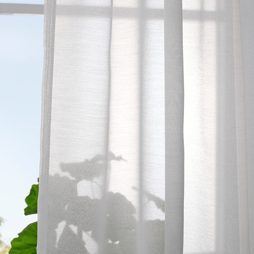 STENFRÖ, sheer curtains with heading tape, 1 pair. 6 of 12 open dialog