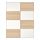 Select colour variation: Double sided white stained oak effect/white