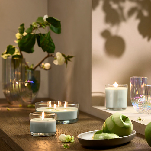 LOTSFÅGEL, scented candle in glass. 2 of 8 open dialog
