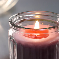 HÖKGÖK scented candle in glass