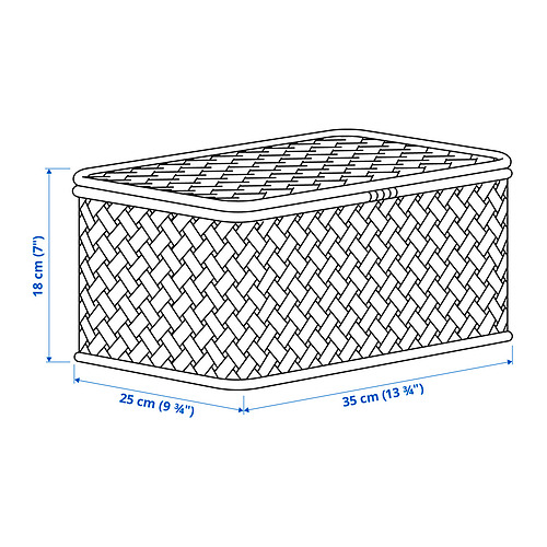 VIELÅNGEN, caja con tapa. 6 de 6 abrir diálogo
