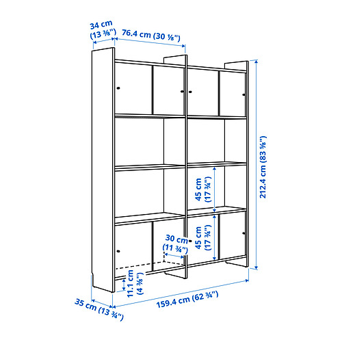 LÅDMAKARE, storage cabinet with sliding doors and 2 shelves. 7 of 7 open dialog