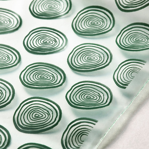 Bolsas frescas, reutilizables con estampado de verduras y sellos seguros, ideales para el almacenamiento de alimentos.