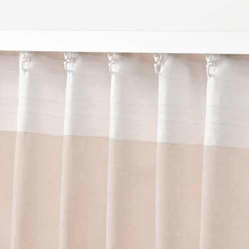 LENDA, curtains with tie-backs, 1 pair. 5 of 8 open dialog