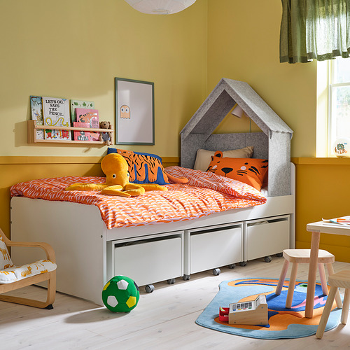 SLÄKT, bed frame. 3 of 6 open dialog