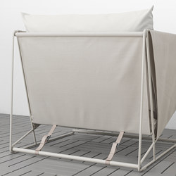 Measurement Illustration - HAVSTEN armchair outdoor