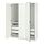 Select colour variation: KAMMARTORP mirror grey / TYSSEDAL white