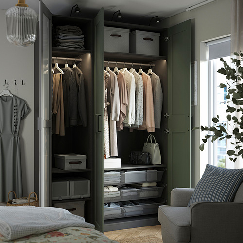 PAX / KAMMARTORP / GRIMO, wardrobe combination. 3 of 3 open dialog
