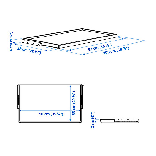 KOMPLEMENT, pull-out tray. 6 of 7 open dialog