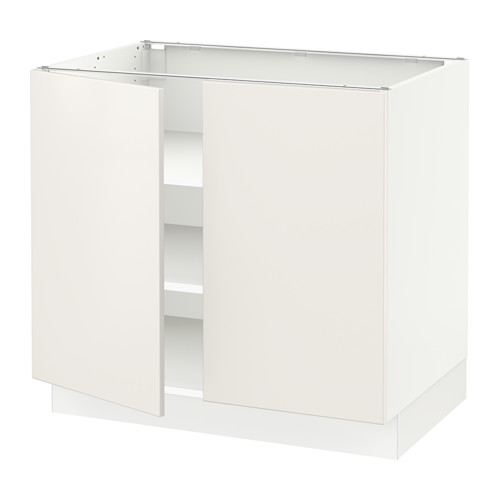 SEKTION, base cabinet with shelves/2 doors. 1 of 2 open dialog