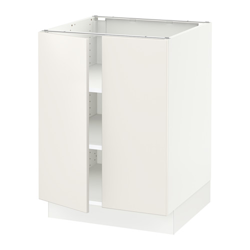 SEKTION, base cabinet with shelves/2 doors. 1 of 2 open dialog